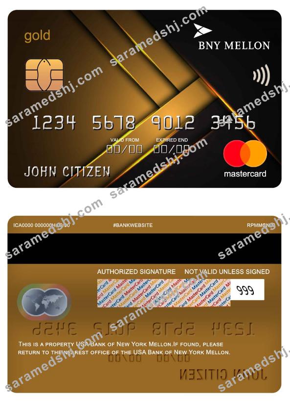 USA Bank of New York Mellon mastercard